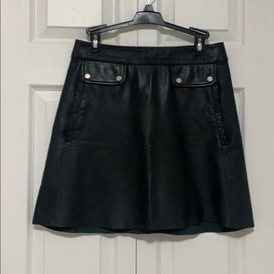 Leather skirt Sz small ZARA